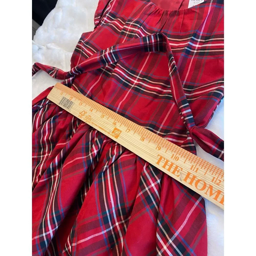 Carter's Red Plaid Holiday Dress